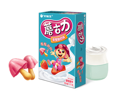 HLY - BISCOTTI AL GUSTO DI YOGURT E FRAGOLA - 41G