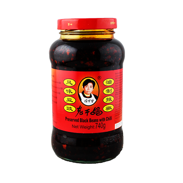 LAO GAN MA SALSA DI FAGIOLI NERI IN OLIO PICCANTE 740 GR