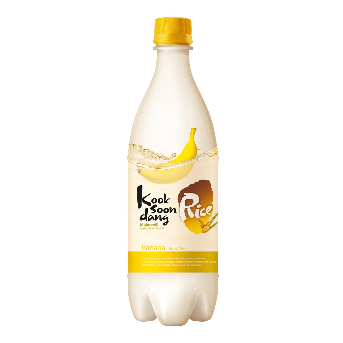 MAKGEOLLI – BEVANDA ALCOLICA DI RISO COREANA GUSTO BANANA – 4% – 750ML