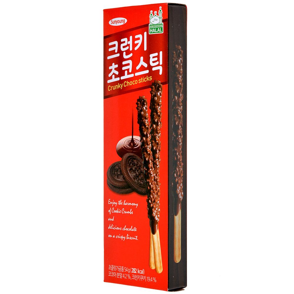 SUNYOUNG – CHOCO STICKS CROCCANTI AL GUSTO DI CIOCCOLATO – 54 G