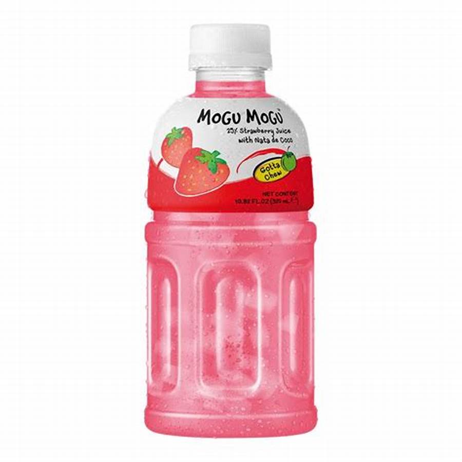 MOGU MOGU – BEVANDA ANALCOLICA AL GUSTO DI FRAGOLA CON NATA DE COCO – 320 ML