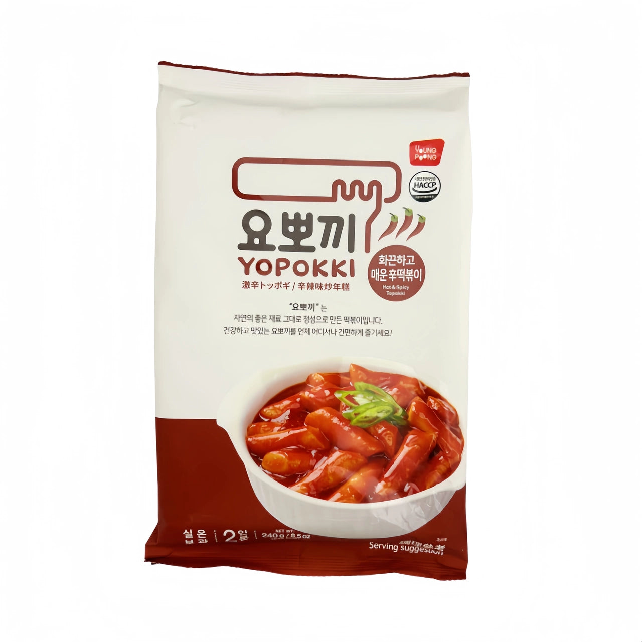 YOPOKKI HOT & SPICY TTEOKBOKKI PRONTO COREANO 240G