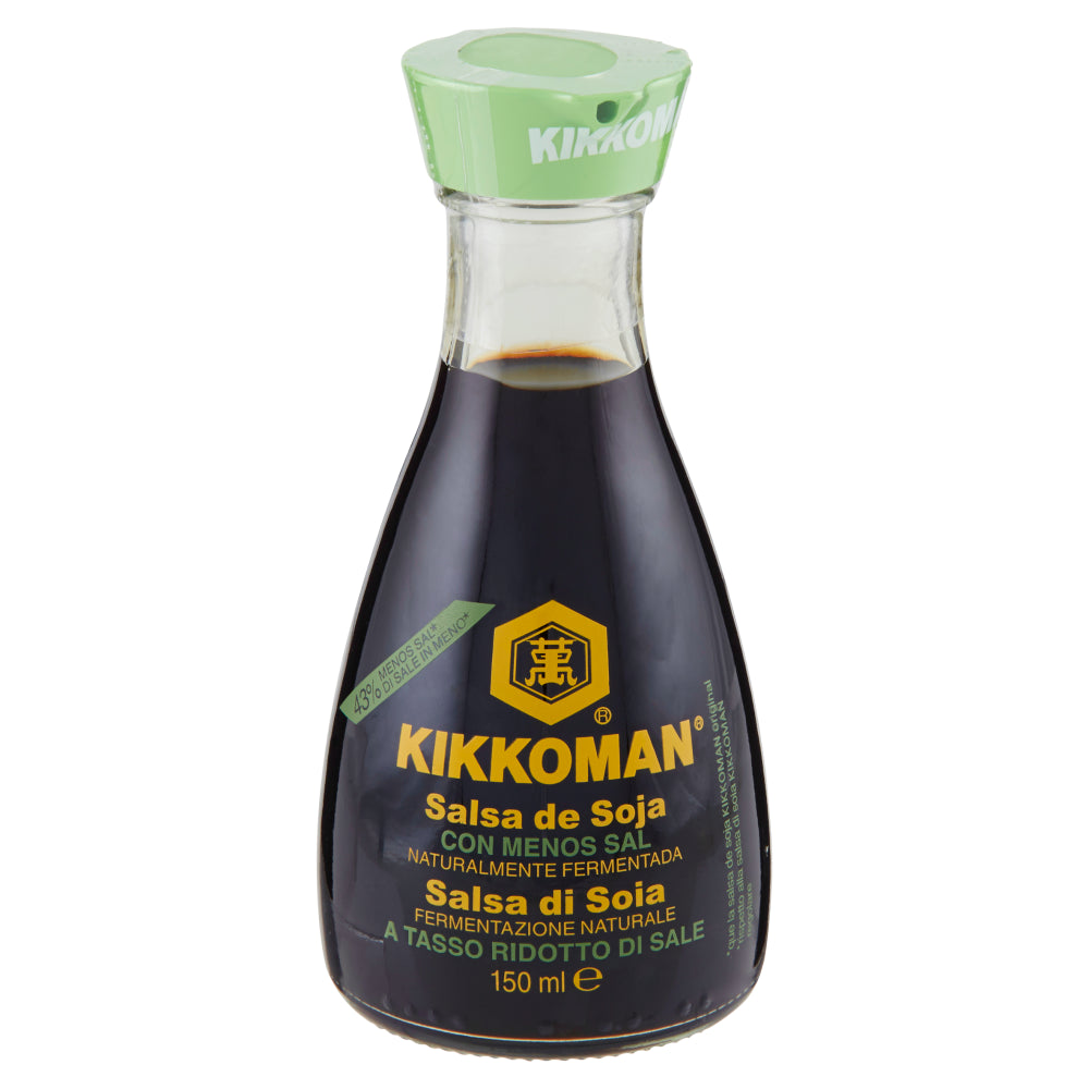 SALSA DI SOIA A RIDOTTO CONTENUTO DI SALE - KIKKOMAN - 150 ml