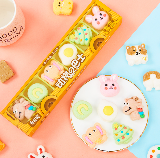 CARAMELLE GOMMOSE MISTE A FORME DI ANIMALI 80G