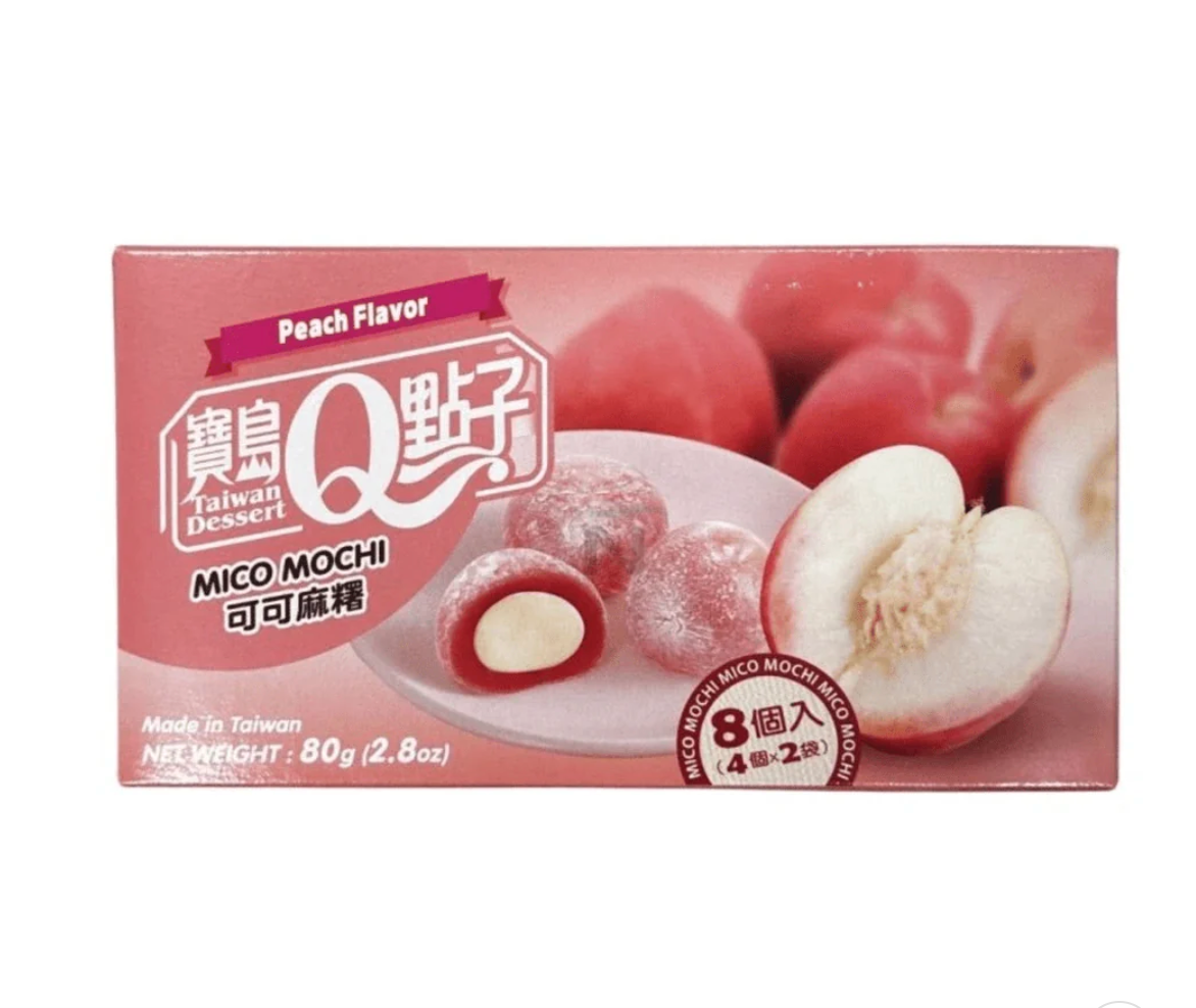 TAIWAN DESSERT - MINI MOCHI AL GUSTO PESCA - 80 G