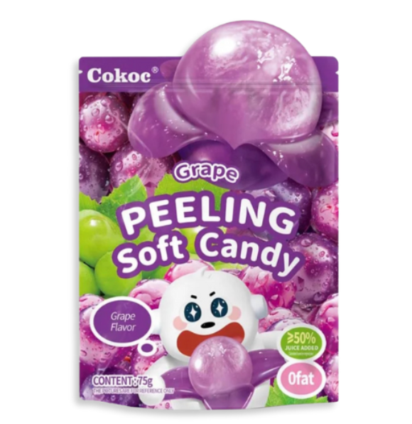 COKOC - CARAMELLE GOMMOSE SBUCCIABILI ALL'UVA - 75 G