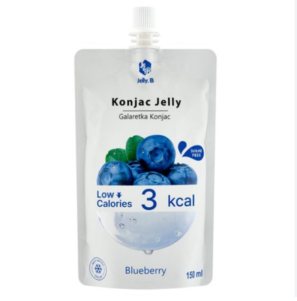 BEVANDA GELATINA DI KONJAC AL MIRTILLO - HALAL E GLUTEN FREE - 10 PZ X 150 ML