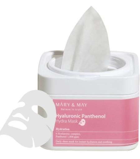 MARY & MAY HYDRA MASK 30 MASCHERE 400G Hyaluronic Panthenol