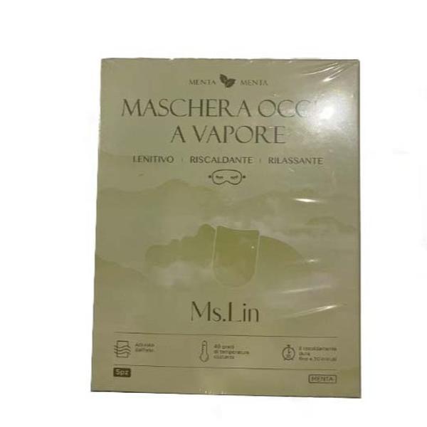 MASCHERE A VAPORE PER OCCHI MENTA 5PZ