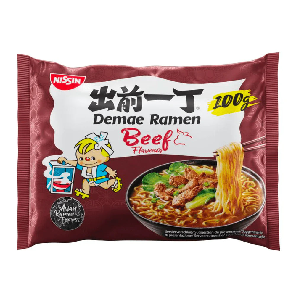 NISSIN- SPAGHETTI PRONTI MANZO 100G