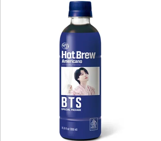 BTS JIMIN CAFFE' AMERICANO SENZA ZUCCHERO 350ML