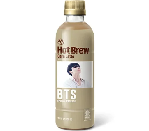 BTS JUNGKOOK CAFFE' LATTE ZUCCHERATO 350ML