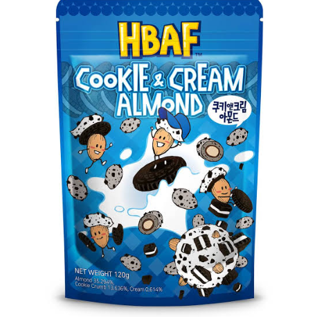 MANDORLE RICOPERTE DI CREMA ALL'OREO 120G