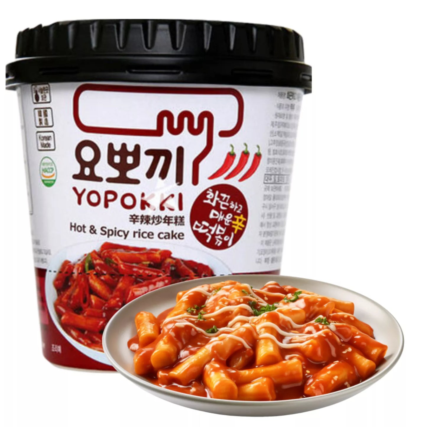 YOPOKKI - GNOCCHI DI RISO HOT&SPICY IN CUP -120G