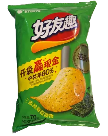 PATATINE ALL’ALGA MARINA – SNACK ASIATICO CROCCANTE E GUSTOSO 赢乐