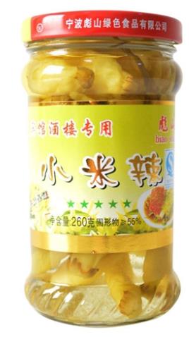 PEPERONCINI VERDI INTERI IN SALAMOIA - BIAO SHAN 260G