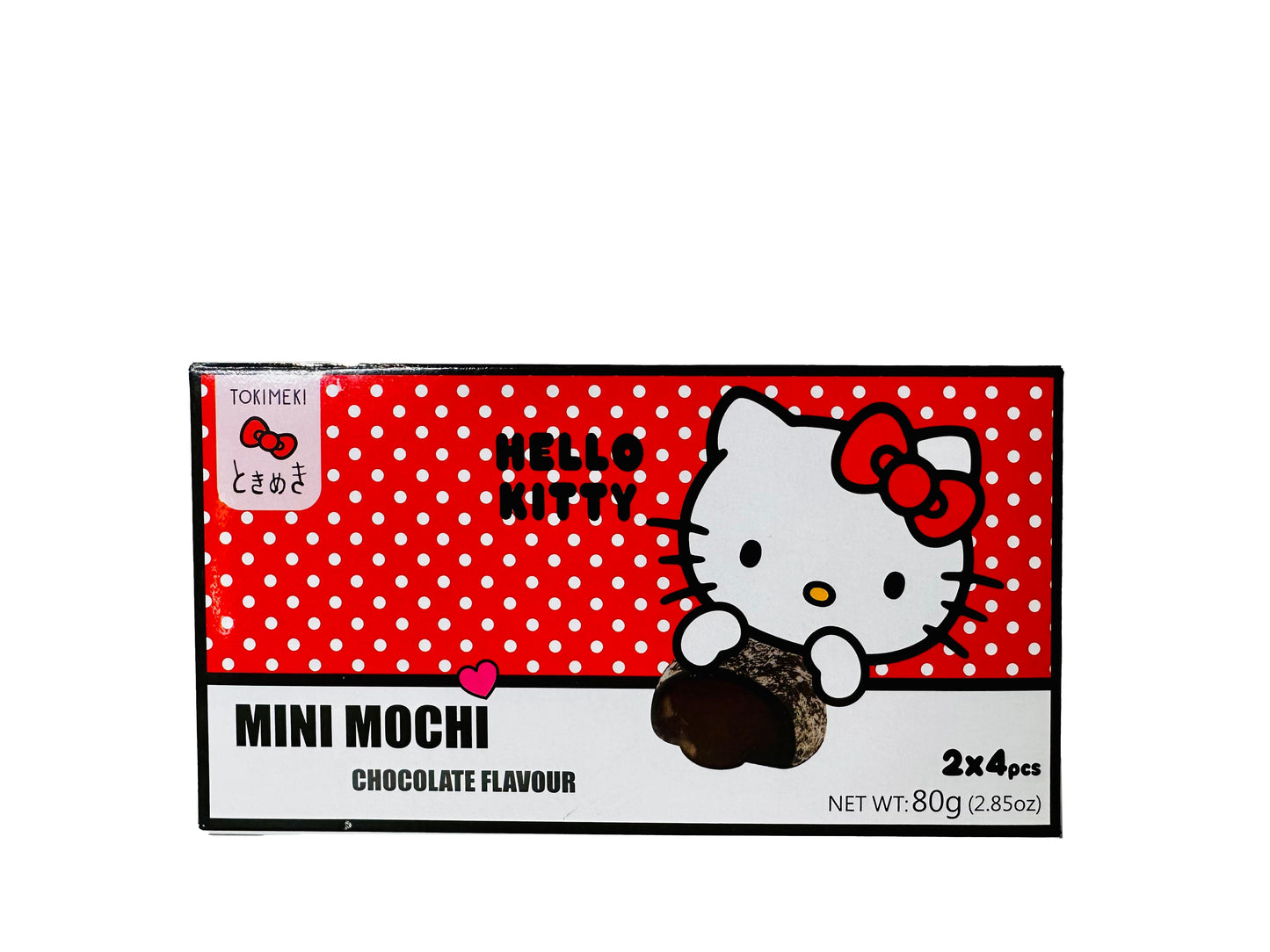 MINI MOCHI AL GUSTO DI CIOCCOLATO A TEMA HELLO KITTY2X4 PCS 80G