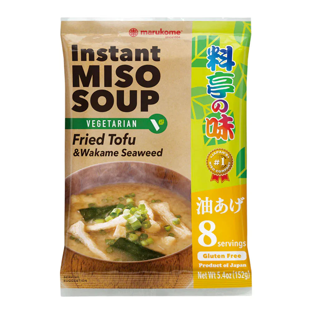 ZUPPA DI MISO ISTANTANEA AL TOFU FRITTO E WAKAME – 152 G