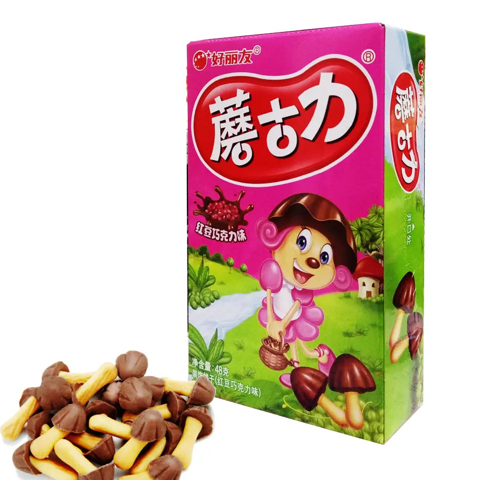ORION - BISCOTTI AL GUSTO DI FAGIOLI ROSSI E CIOCCOLATO - 48G 鑫乐