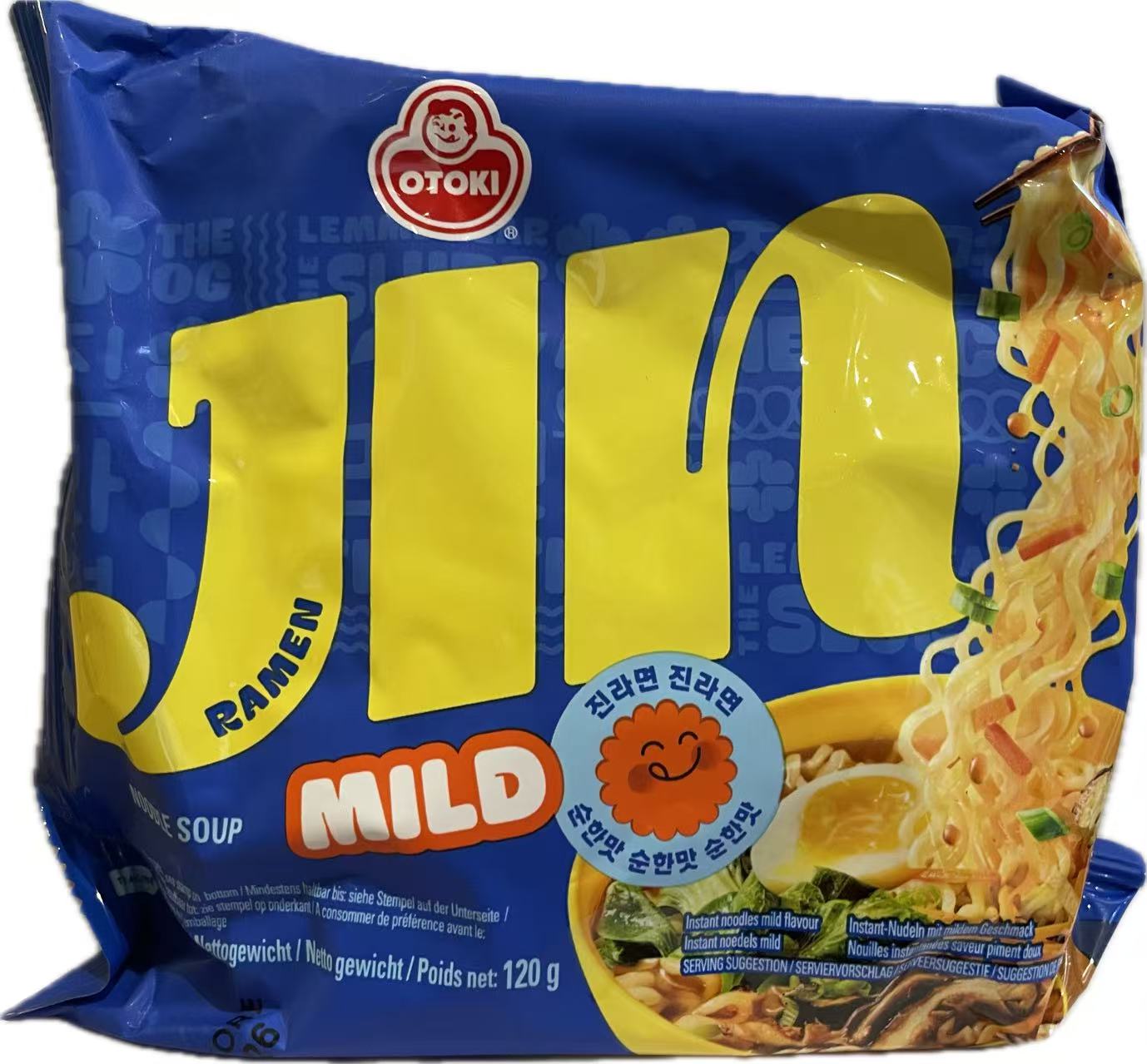OTTOGI - JIN RAMEN SALSA PICCANTE MILD 120G