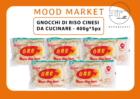 GNOCCHI DI RISO CINESI CONFEZIONE DA 5 PEZZI *400G