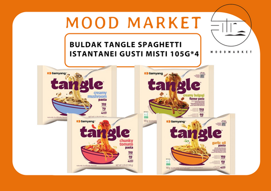 BULDAK TANGLE SPAGHETTI ISTANTANEI GUSTI MISTI 4*105G
