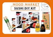 MOOD MARKET SUSHI KIT – KIT SUSHI FAI DA TE COMPLETO CON RISO ALGHE WASABI E SALSA DI SOIA