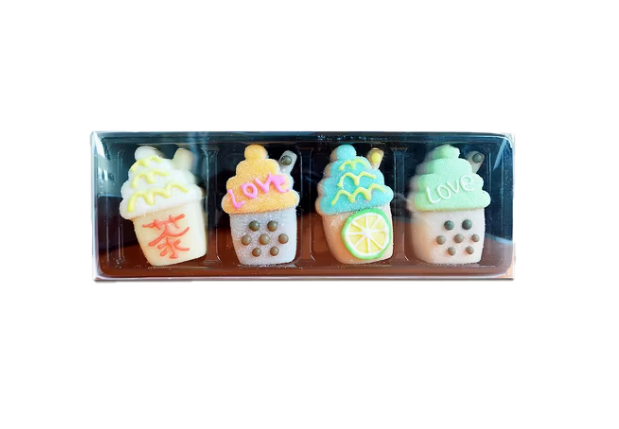 MARSHMALLOW BUBBLE TEA CON SUCCO DI FRUTTA 80G