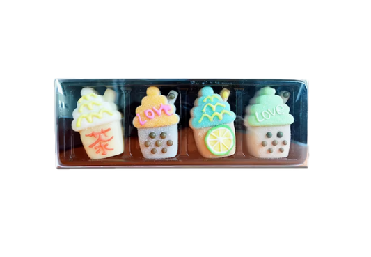 MARSHMALLOW BUBBLE TEA CON SUCCO DI FRUTTA 80G