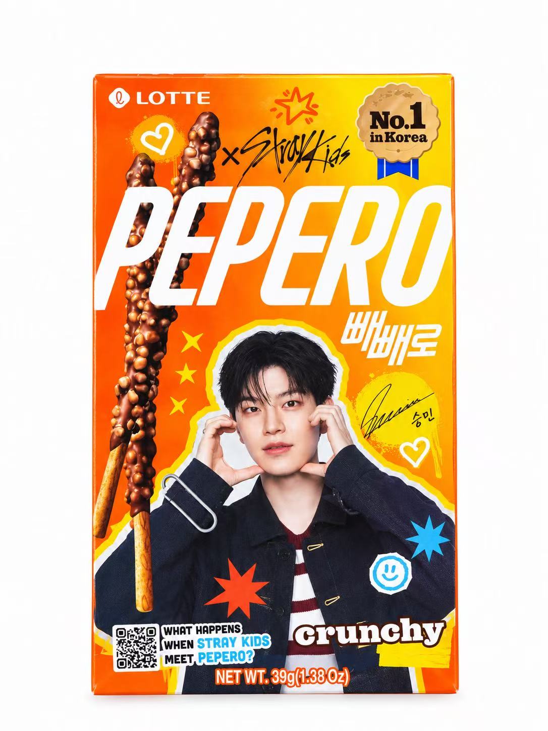 LOTTE PEPERO CRUNCHY STRAY KIDS 39G – EDIZIONE LIMITATA K-POP Mood Market