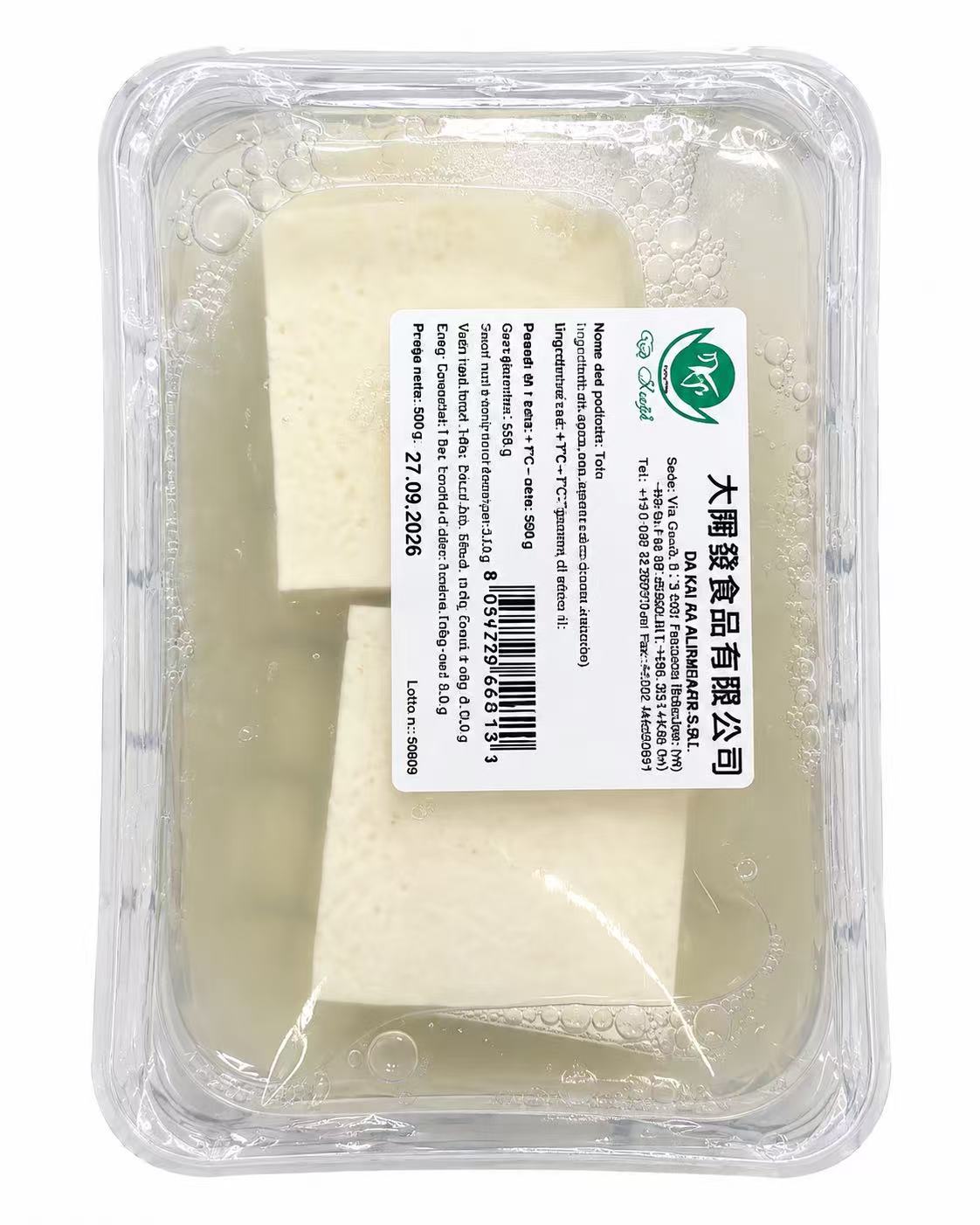 TOFU TRADIZIONALE (COAGULATO CON SALAMOIA) – RICCO DI PROTEINE E VERSATILE 2 PEZZI Mood Market