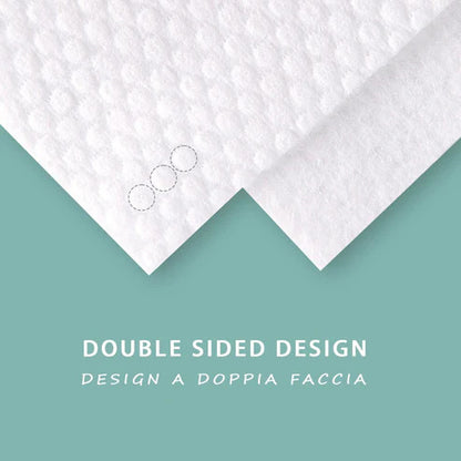 SALVIETTE ASCIUTTE IN FIBRA DI BAMBÙ – 80 PZ – 100% NATURALI