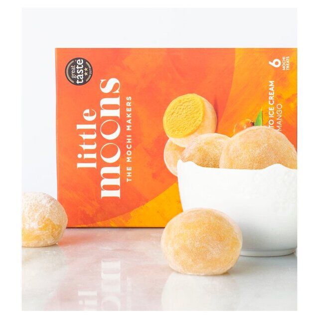 LITTLE MOONS - mochi gelato senza glutine al gusto di mango alphonso - 192g(PRODOTTO SURGELATO SPEDIZIONE SOLO MILANO)