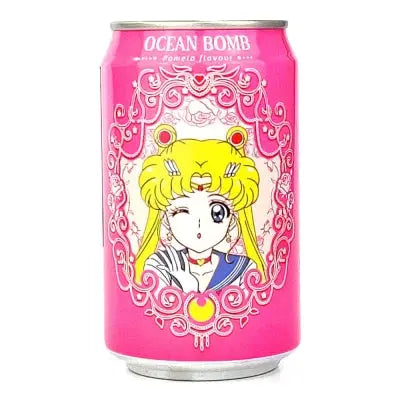 BEVANDA GASSATA AL POMPELMO PRETTY SOLDIER SAILOR MOON BUNNY 330 ML-OCEAN BOMB 今日