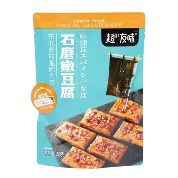 SNACK DI TOFU MORBIDO PICCANTE – 158 G 蔡氏