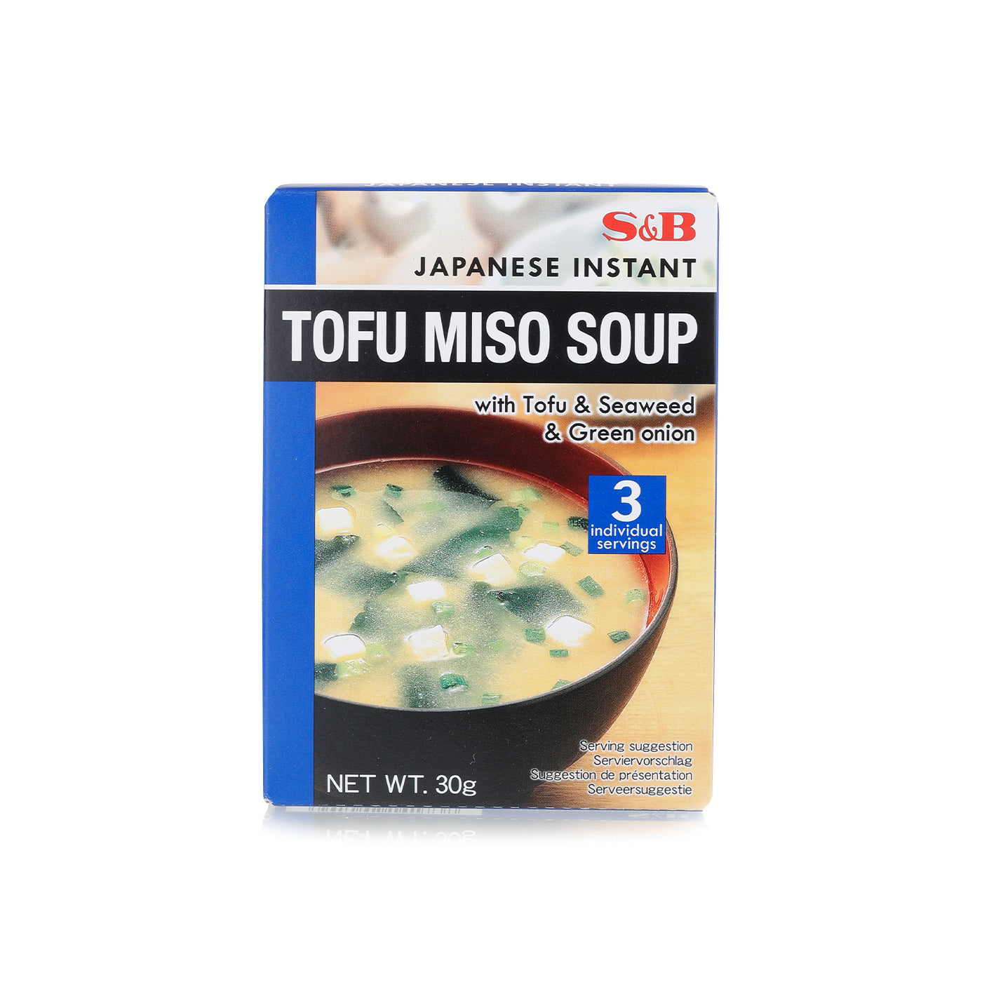 S&amp;B – Misosuppe mit Tofu, Algen und Frühlingszwiebeln – 33 g
