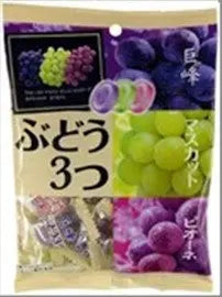 CARAMELLE GIAPPONESI AL GUSTO DI UVA BIANCA E ROSSA - 75 G Mood Market
