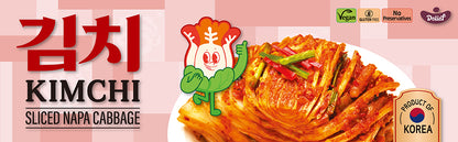 DELIEF – SLICED KIMCHI VEGANO E SENZA GLUTINE – 160 G