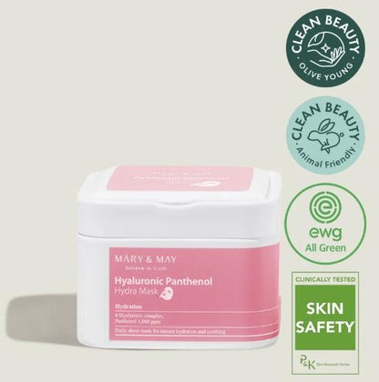 MARY & MAY HYDRA MASK  30 MASCHERE 400G Hyaluronic Panthenol