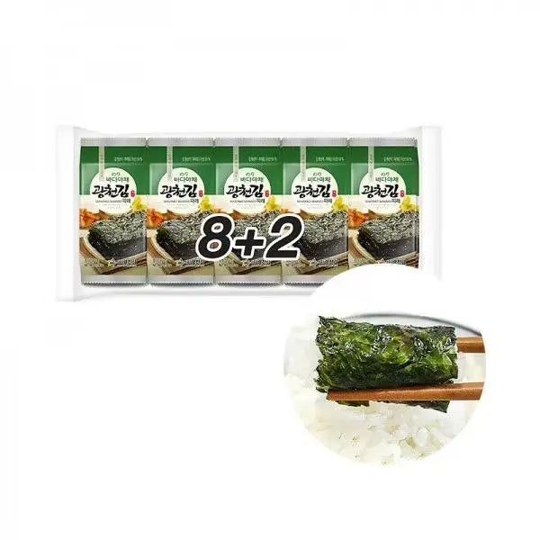 SNACK DI ALGA COREANA AL GUSTO SESAMO CON OLIO DI OLIVA Mood Market