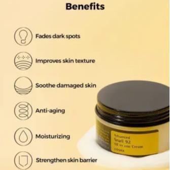 COSRX CREMA VISO UNIVERSALE ADVANCED SNAIL 92 ALL IN ONE CREAM 100G