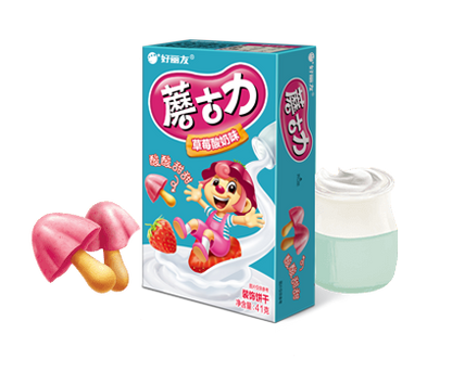 HLY - BISCOTTI AL GUSTO DI YOGURT E FRAGOLA - 41G