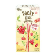POCKY STIKS CON CREMA DI MIRTILLO ROSSO E LATTE - GLICO -45 G 今日