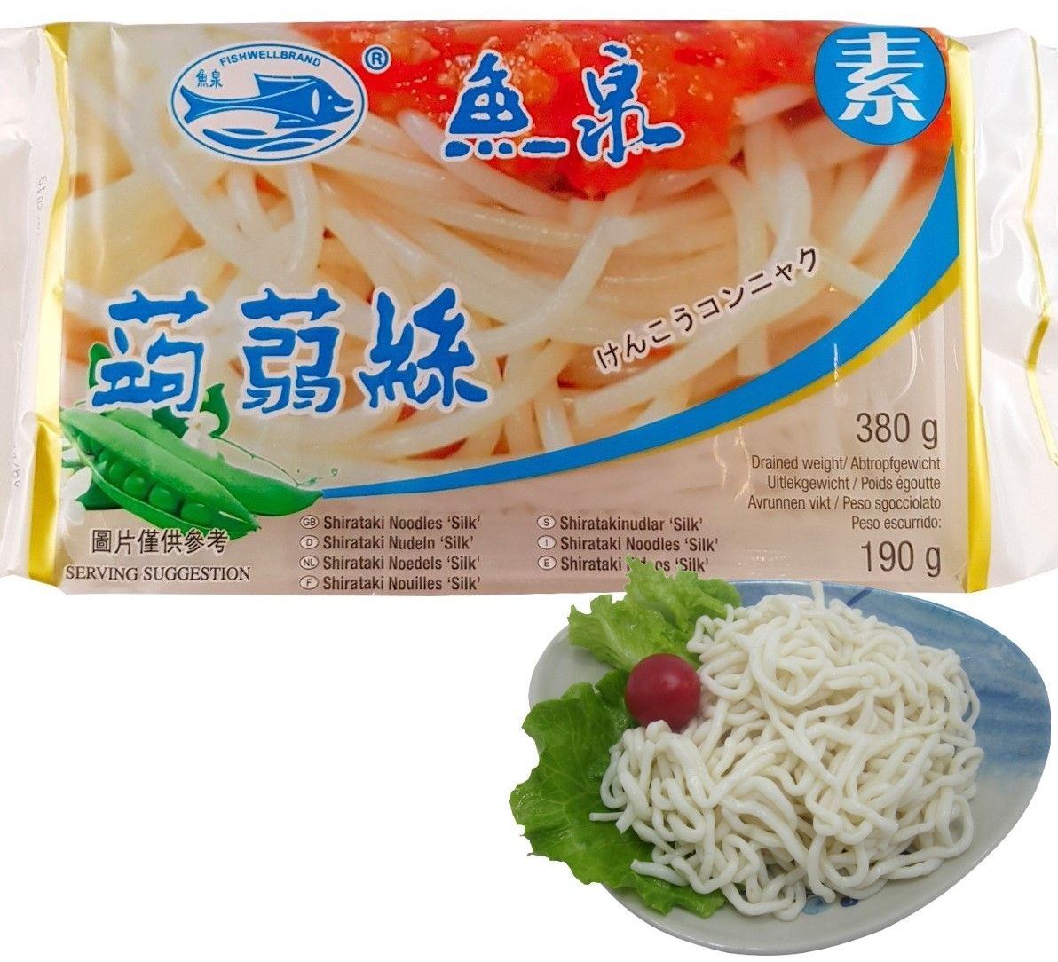 YUQUAN - SHIRATAKI NOODLES DI KONJAC - 380g