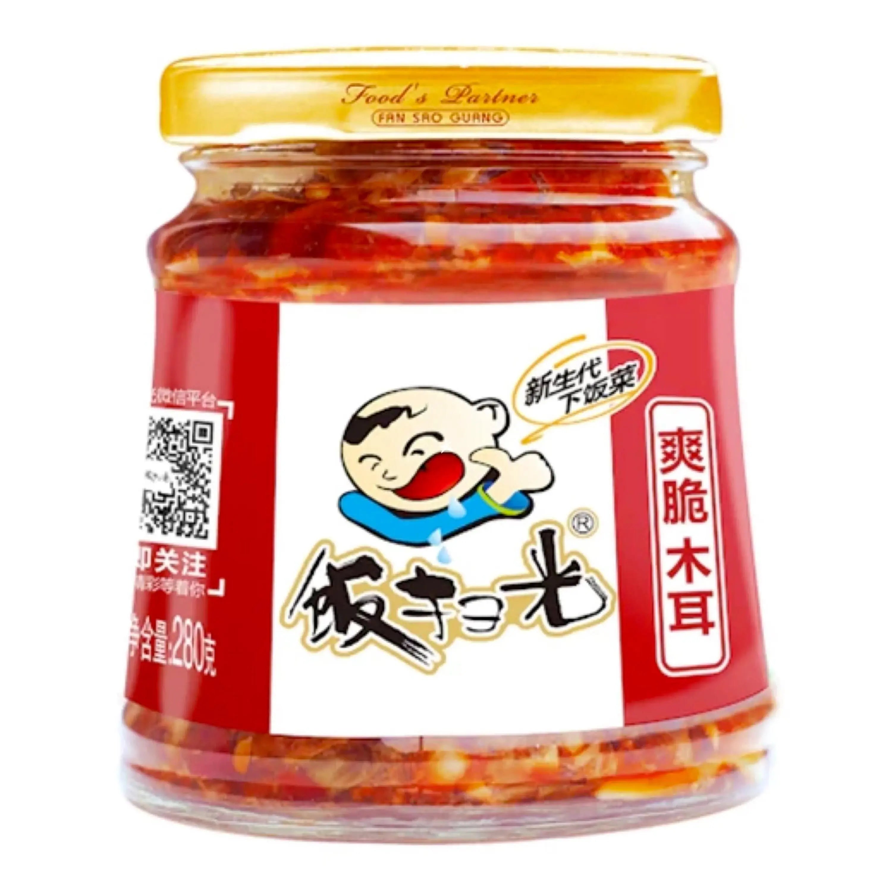 CONSERVA DI FUNGHI ORECCHIE DI GIUDA PICCANTE 280G 赢乐