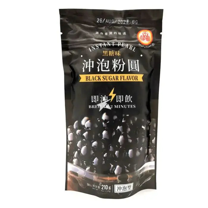 PERLE DI TAPIOCA PER MICROONDE - ZUCCHERO DI CANNA NERO - 210 G Mood Market