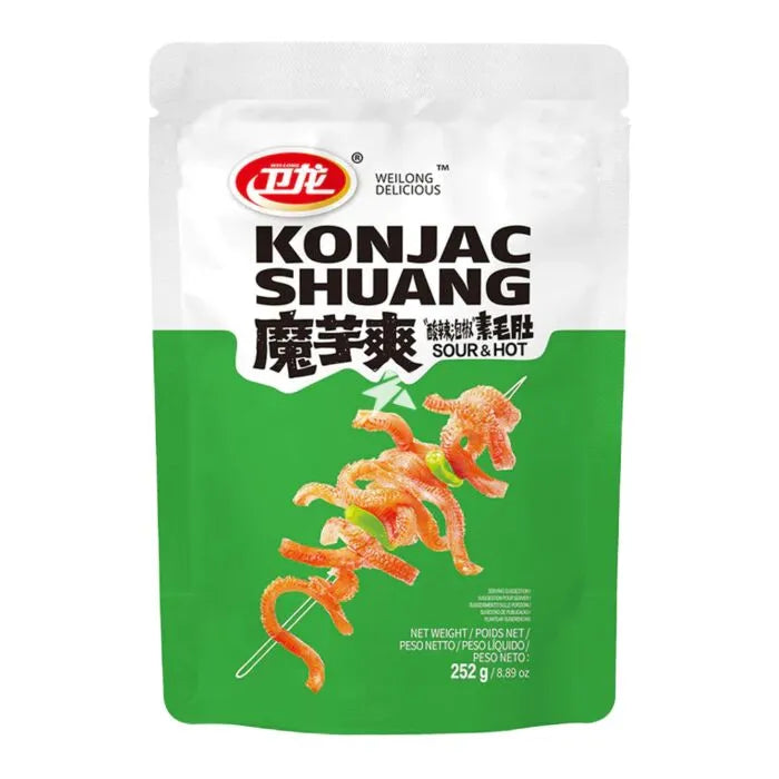 WEI LONG - SNACK DI KONJAC AGROPICCANTE - 252 G