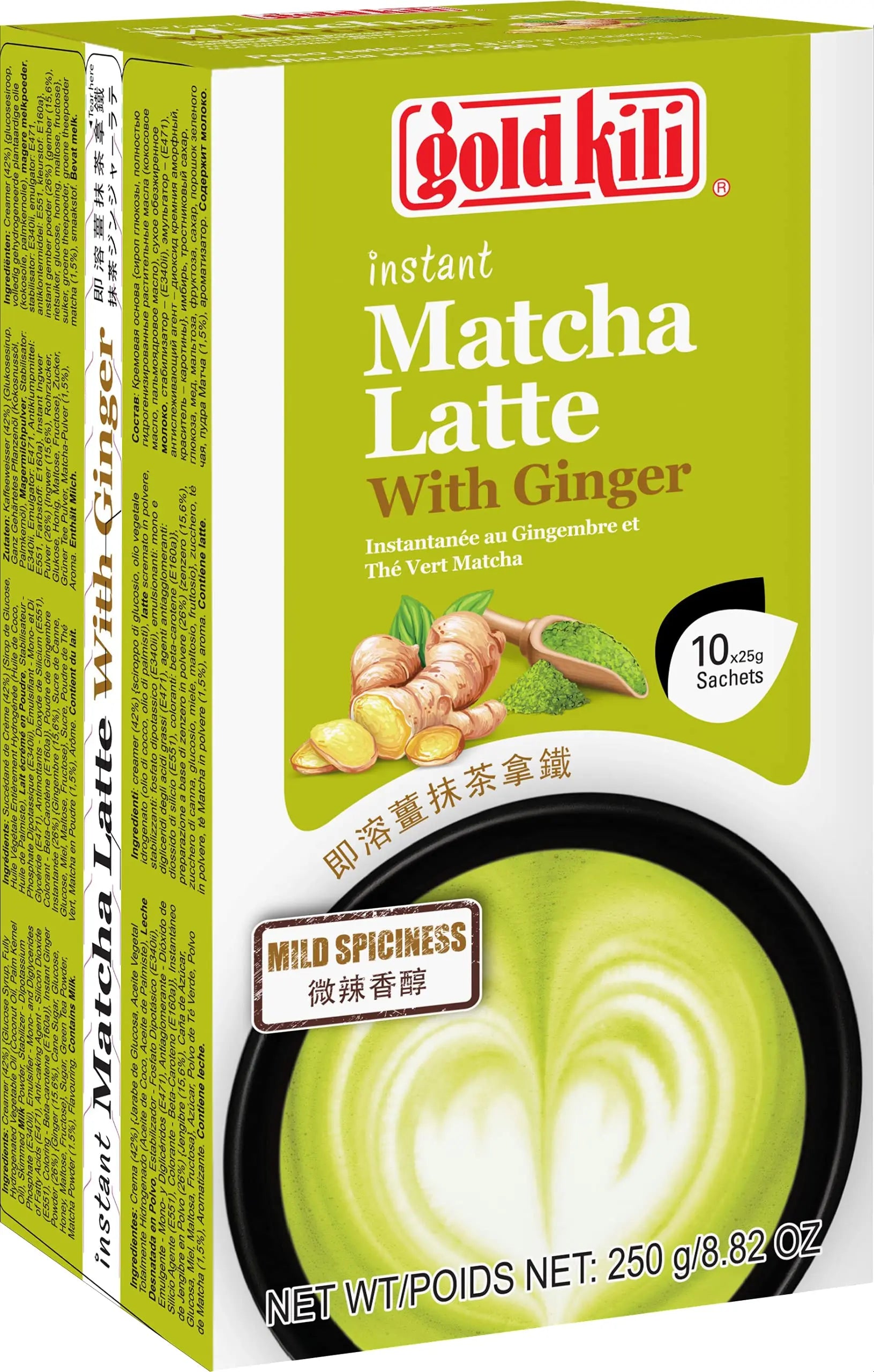 TE MATCHA ZENZERO LATTE 250g-GOLD KILI ASIA FOOD