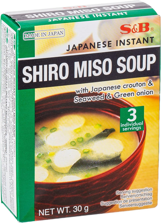 S&B – ZUPPA DI MISO AL GUSTO DI CROSTINO GIAPPONESE, ALGHE E CIPOLLA VERDE – 33 G