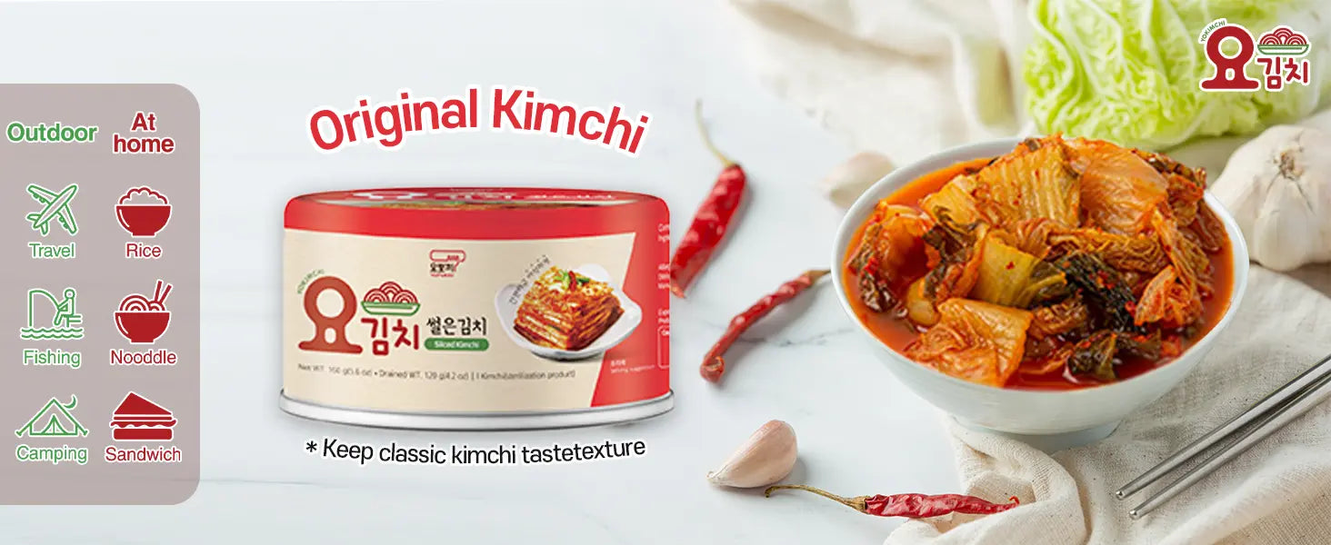 YOPOKKI – SLICED KIMCHI – 160 G yopokki